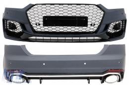 image-27-Body Kit pour Audi A5 F5 17-19 Pare-chocs Diffuseur Quattro RS5 Look