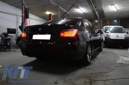 Body Kit pour BMW 5 E60 03-10 M-Technik Look Feux Brouillard Jupes Latérales sans PDC-image-5988357