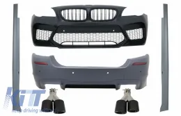 image-22-Body Kit pour BMW 5er F10 11-17 Pare-chocs Jupes Embouts fibre carbone M5 Look
