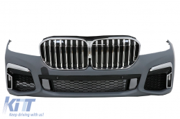 Body Kit pour BMW 7 G12 15-19 Conversion en G12 LCI 2020 Look Capuche Garde-boue avant-image-6092696