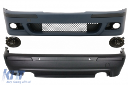 image-22-Body Kit pour BMW E39 5 Série 1995-2003 Double Sortie M5 Look Feux de brouillard Fumée