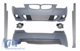 Body Kit pour BMW E60 5 03-10 M-Tehnik Look Phares Antibrouillard Jupes-image-5994502