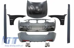 image-27-Body Kit pour BMW F30 11-19 M-Perform Look Ailes Bonnet capuche Conseils Chrome