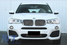 Body Kit pour BMW X3 F25 LCI 2014-2017 M-Look Grilles Jupes latérales Passages roue-image-6005125