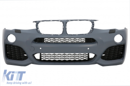Body Kit pour BMW X3 F25 LCI 2014-2017 M-Look Grilles Jupes latérales Passages roue-image-6022188