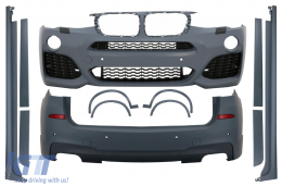 Body Kit pour BMW X3 F25 LCI 2014-2017 M-Look Grilles Jupes latérales Passages roue-image-6022211