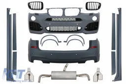 image-36-Body Kit pour BMW X3 F25 LCI 2014-2017 M-Look Grilles Jupes latérales Passages roue
