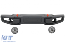 Body Kit pour Jeep Wrangler Rubicon JK 07-17 10e anniversaire d'échappement-image-6032953