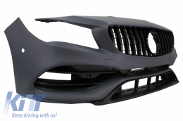 Body Kit pour Mercedes CLA C117 W117 13-18 Facelift CLA45 Look Grille-image-6050246