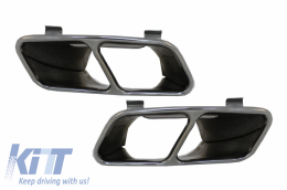 Body Kit pour Mercedes CLA C117 W117 13-18 Facelift CLA45 Look Grille-image-6050258