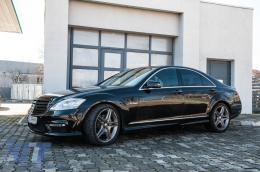 Body Kit pour Mercedes Classe S W221 2005-2011 DRL Pare-chocs PDC LWB Jupes latérales-image-41954