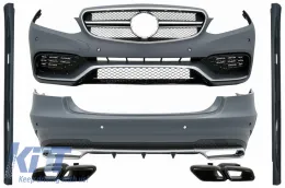 image-56-Body Kit pour Mercedes E W212 Facelift 13-16 E63 Look Noir Échappement Conseils
