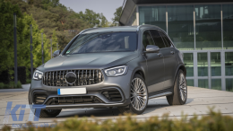 Body Kit pour Mercedes GLC SUV Facelift X253 2020+ GLC63 Look Passages roues Grille Conseils-image-6081367