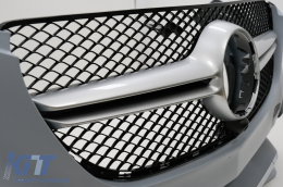 Body Kit pour Mercedes GLE W166 SUV 2015-2018 Pare-chocs Diffuseur Silencieux-image-6098154