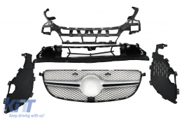 Body Kit pour Mercedes GLE W166 SUV 2015-2018 Pare-chocs Diffuseur Silencieux-image-6098167