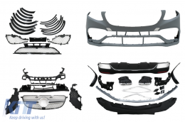 Body Kit pour Mercedes GLE W166 SUV 2015-2018 Pare-chocs Diffuseur Silencieux-image-6098169