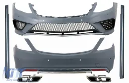 image-9-Body Kit pour Mercedes S W222 13-17 Pare-chocs Épuiser Silencieux Conseils S63 Look