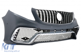 Body Kit pour Mercedes V W447 14+ Plaque seuil arrière pour calandre-image-6096107