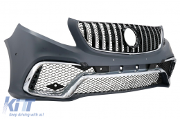 Body Kit pour Mercedes V W447 14+ Plaque seuil arrière pour calandre-image-6096119
