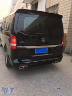 Body Kit pour Mercedes V W447 14+ Plaque seuil arrière pour calandre-image-6096130