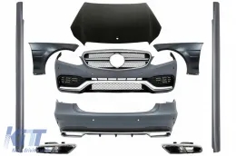 image-19-Body Kit pour Mercedes W212 E Facelift 13-16 Pare-chocs Embouts Jupes E63 Look