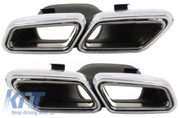 Body Kit pour Mercedes W212 E Facelift 13+ E63 Look Pare-chocs Embouts-image-6020525