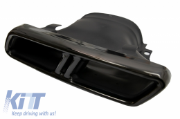 Body Kit pour Mercedes W213 16-19 E63 Look Échappement Silencieux Conseils Noir-image-6054572
