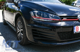Body Kit pour VW Golf 7 VII 2013-2016 GTI Look avec Complet Échappement Système--image-6010380