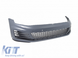 Body Kit pour VW Golf VII 7 13-16 GTI Look Système D'échappement Jupes Latérales-image-6022921