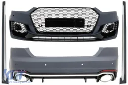 image-36-Body Kit prikladan za Audi A5 F5 Sportback (2017-2019) Quattro RS5 Dizjan s bočnim pragovima
