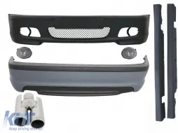 image-17-Body Kit prikladan za BMW serije 3 E46 4D limuzina (1998-2004) M-Technik Dizjan s vrhovima ispušnog lonca
