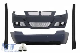 image-27-Body Kit prikladan za BMW serije 3 E90 (2005-2008) M-Technik Dizjan s ispušnim prigušivačem M-Power