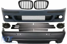 image-71-Body Kit prikladan za BMW serije 5 E39 (1997-2003) sa svjetlima za maglu i središnjim rešetkama M5 Dizjan