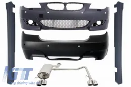 image-35-Body Kit prikladan za BMW serije 5 E60 LCI (2007-2010) s kompletnim ispušnim sustavom Twin Double Quad i bočnim pragovima Limuzina M5 Dizjan PDC 18 mm