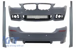 image-32-Body Kit prikladan za BMW serije 5 F10 limuzina LCI (2015-2017) s bočnim pragovima i Poklopac svjetla za maglu M-Tech Dizjan