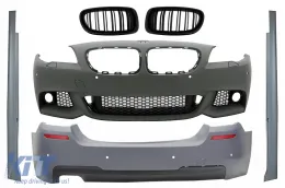 image-40-Body Kit prikladan za BMW serije 5 F10 (2011-2013) sa središnjom Maske bubreg i bočnim pragovima M-Technik Dizjan