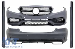 image-13-Body Kit prikladan za Mercedes E-klasu W212 Facelift (2013-2016) E63 A-Design Sjajna crna Edition