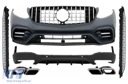image-61-Body Kit prikladan za Mercedes GLC SUV X253 (2015-07.2019) GLC63 Dizjan s bočnim daskama