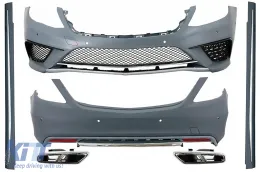 image-35-Body Kit prikladan za MERCEDES W222 S-Class (2013-06.2017) Duga verzija s vrhovima ispušnog lonca S65 Chrome Special Edition