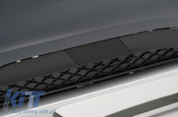 Body Kit Profulaktíras gia Mercedes W212 Ananéosh 13-16 E63 Look Exhaust Tips Skirts-image-6061266