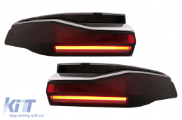 Body Kit Profylaktíras gia BMW Seirá 7 F01 08-15 Conversion G70 Look Headlights Hood-image-6107651