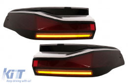Body Kit Profylaktíras gia BMW Seirá 7 F01 08-15 Conversion G70 Look Headlights Hood-image-6107653