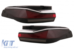 Body Kit Profylaktíras gia BMW Seirá 7 F01 08-15 Conversion G70 Look Headlights Hood-image-6107655