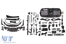 Body Kit Profylaktíras gia BMW Seirá 7 F01 08-15 Conversion G70 Look Headlights Hood-image-6107676