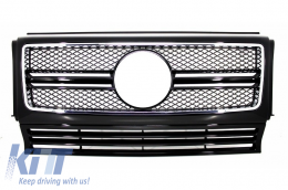 Body Kit Profylaktíras gia Mercedes G W463 89-18 G63 G65 Design Grille BullBar Spoiler-image-5997905