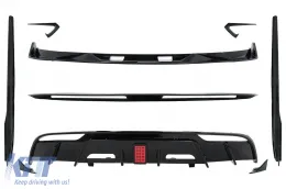 image-31-Body Kit Przedłużenie dla Tesla Model 3 2023+ Nakładka zderzaka Dyfuzor powietrza czarny