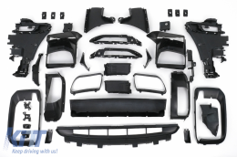 Body Kit Punte Quad per Porsche Cayenne 9Y0 18+ Conversione in Turbo & Aero Look-image-6080297