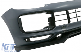 Body Kit Punte Quad per Porsche Cayenne 9Y0 18+ Conversione in Turbo & Aero Look-image-6080310