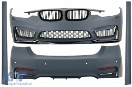 image-57-Body Kit Rejillas Doble Raya para BMW 3 F30 11-19 M3 CS Look Sin luces antiniebla