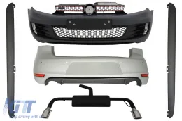 image-74-Body Kit s ispušnim sustavom prikladan za VW Golf VI MKVI Golf 6 GTI Look (2008-2013)